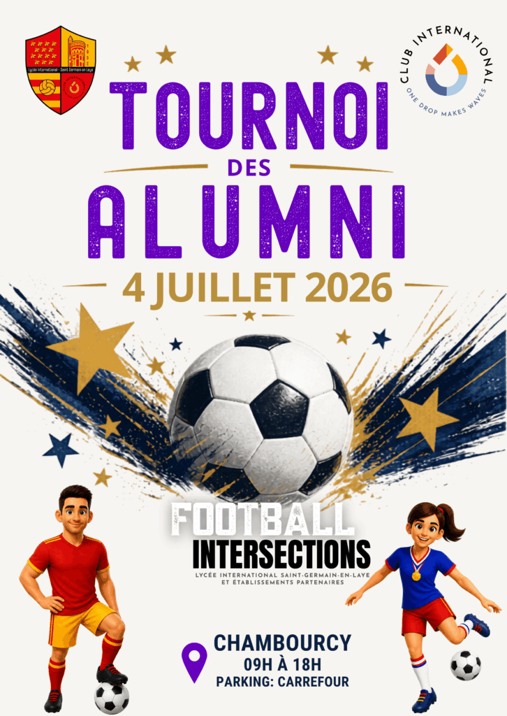 Affiche Tournoi Foot Intersections 2026 ALUMNI