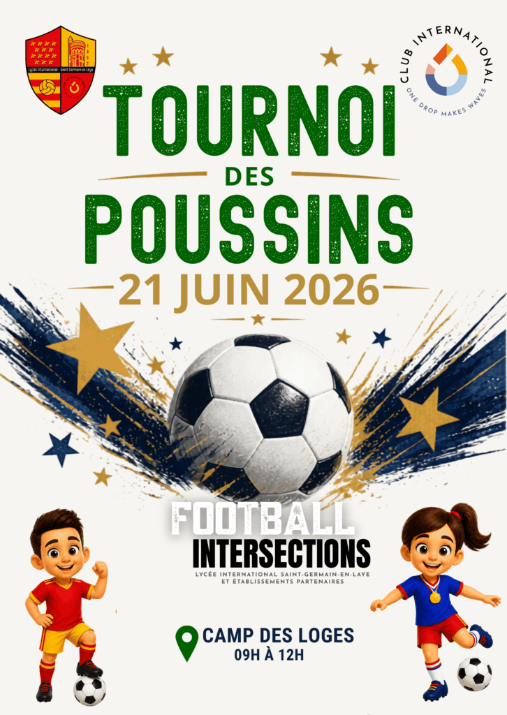 Affiche Tournoi Foot Intersections 2026 POUSSINS