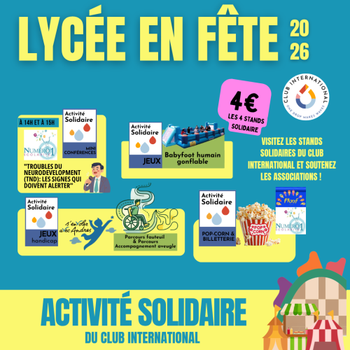 Activte Solidaire LnF 2026 AFFICHE carre (1080 x 1080 px)