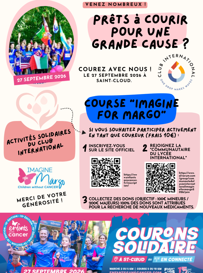 Affiche Course Solidaire 2026