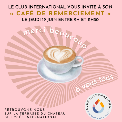 Cafe Remerciement 2025 CUADRADO