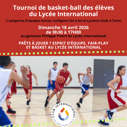 Tournoi Basket-ball Affiche 2026 (2025-2026) CUADRADO